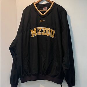 Nike Black and Gold Mizzou Pullover